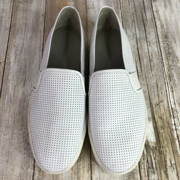 Vince 8M Blair Sneaker White Italian Leather - Picture 4 of 8